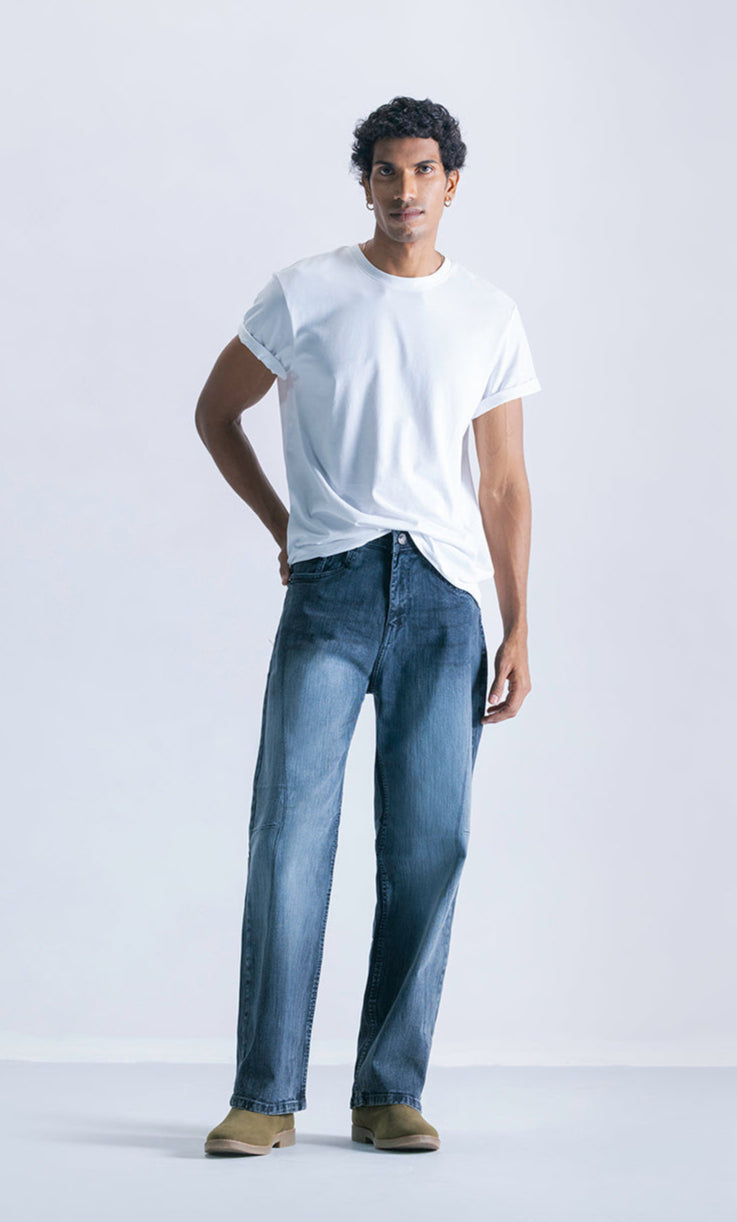 Straight fit jeans - Blackrail stitch