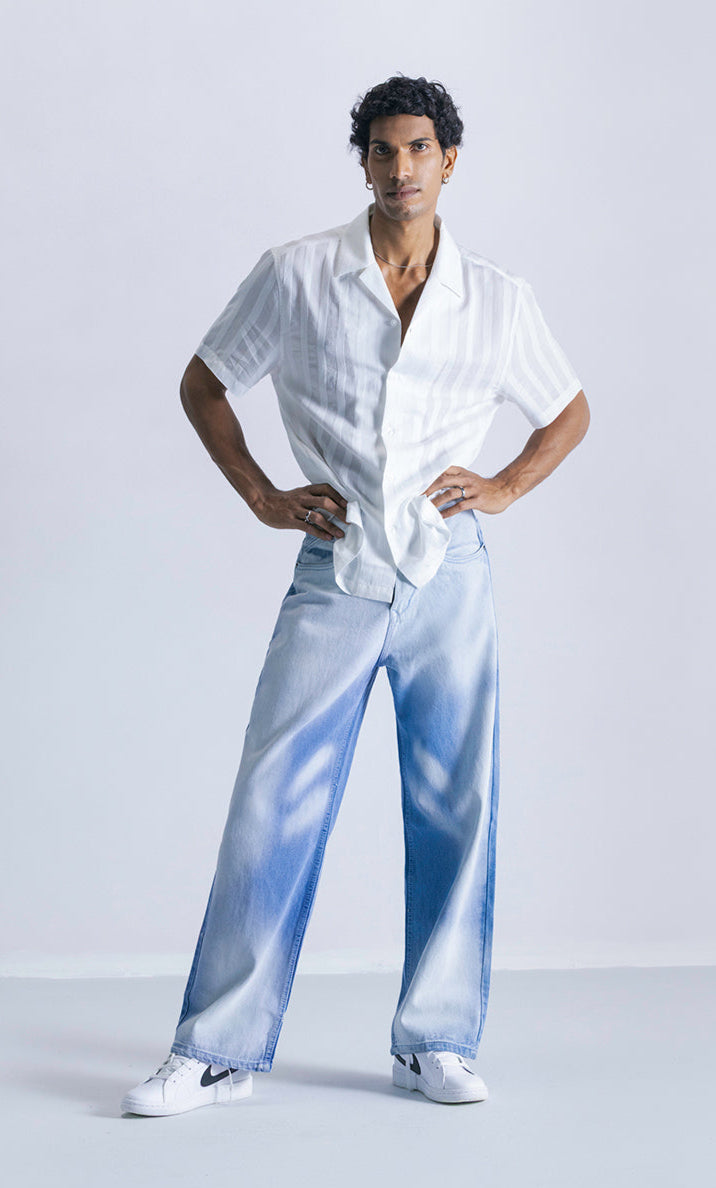 Straight Fit Jeans Ice Fade