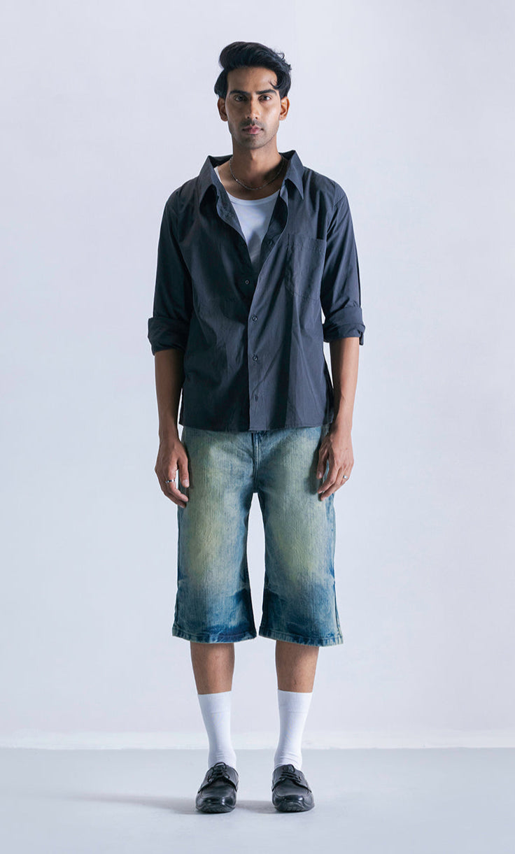Relaxed Jorts Vintage faded