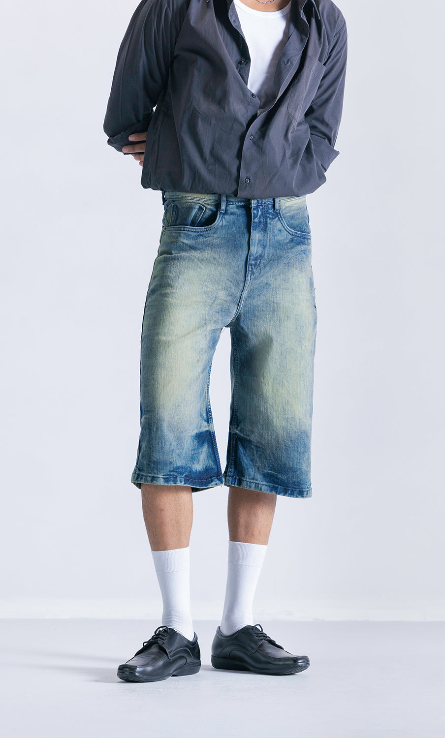 Relaxed Jorts Vintage faded