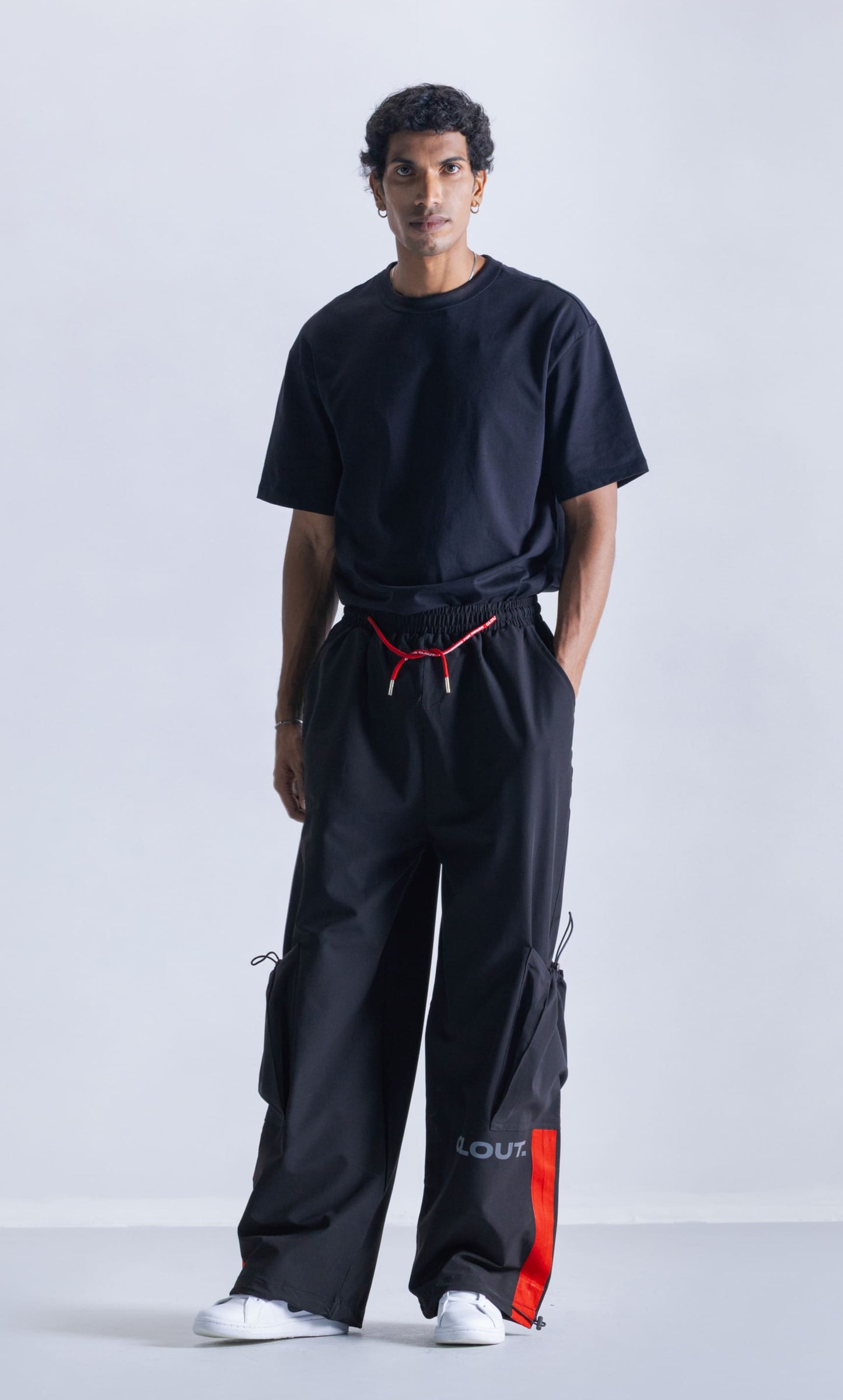 Relaxed Parachute Pants - Clout Speedline