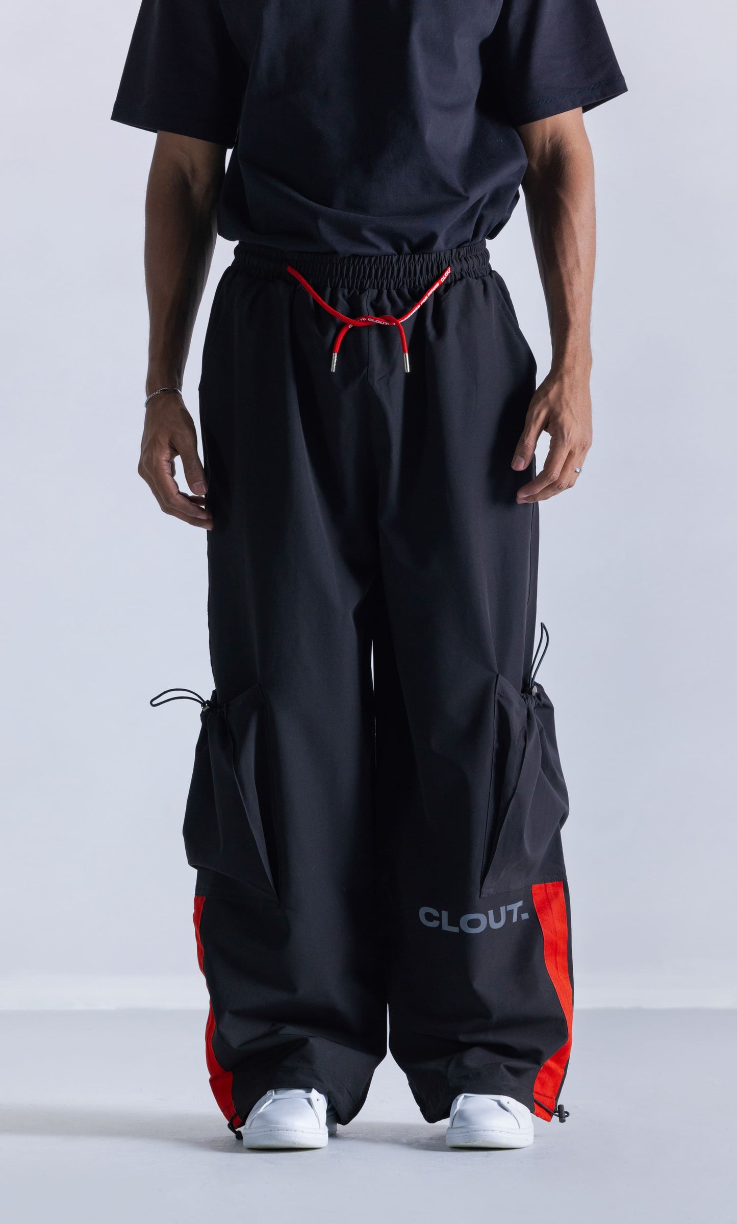 Relaxed Parachute Pants - Clout Speedline