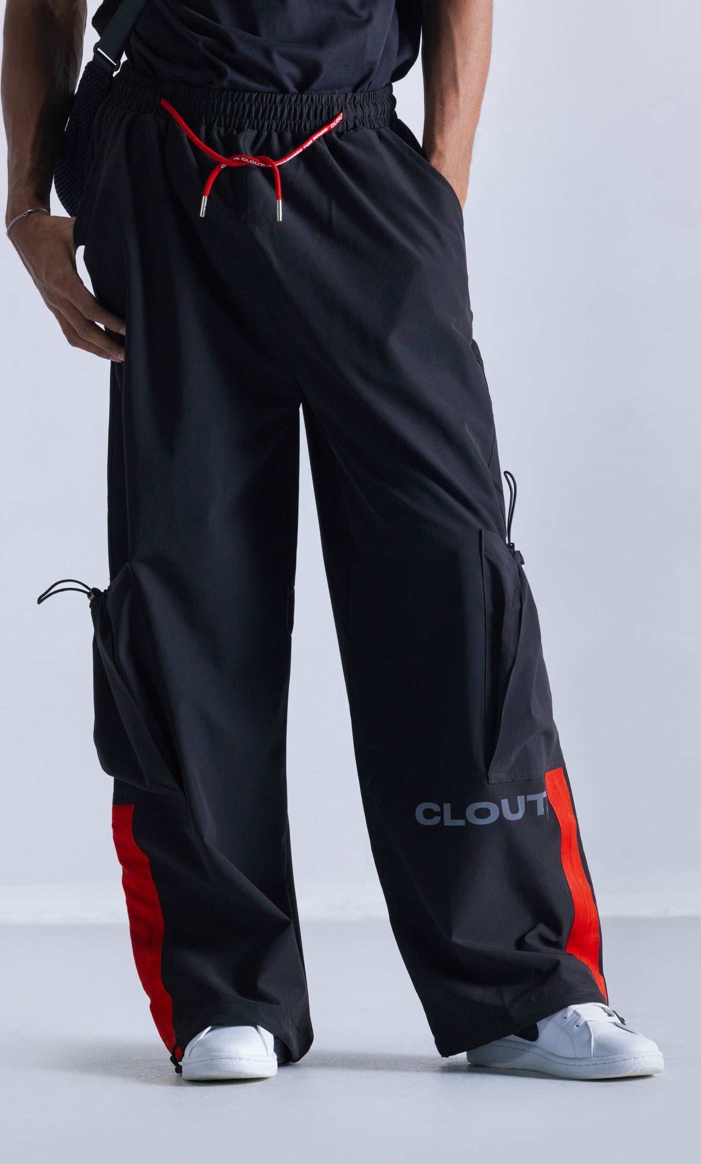 Relaxed Parachute Pants - Clout Speedline