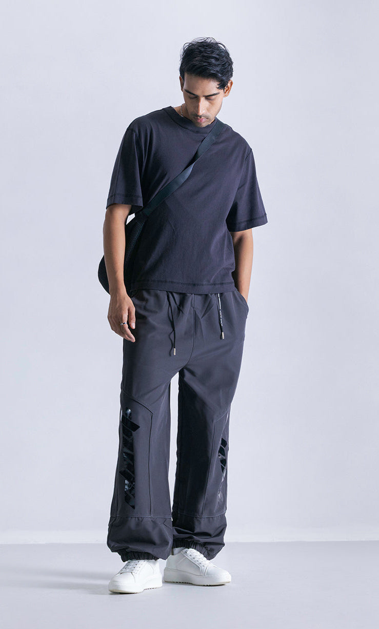 Relaxed Parachute Pants - Midnight Clout