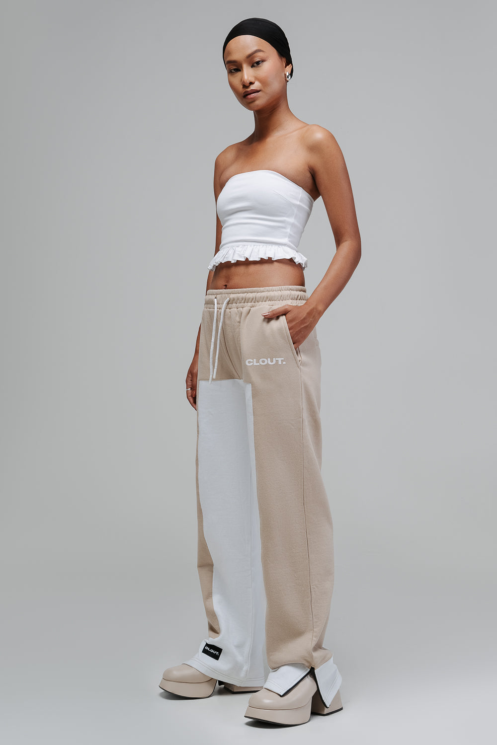 T-Shape Jogger - CREME