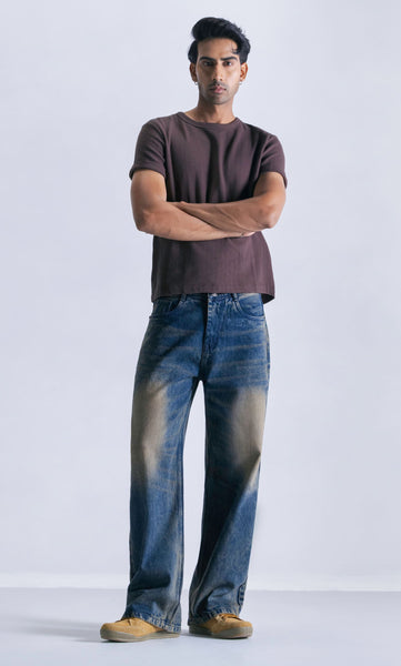 Straight Fit Jeans - Vintage Sepia