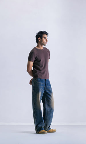 Straight Fit Jeans - Vintage Sepia Clout Jeans