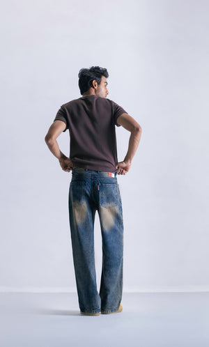 Straight Fit Jeans - Vintage Sepia Clout Jeans