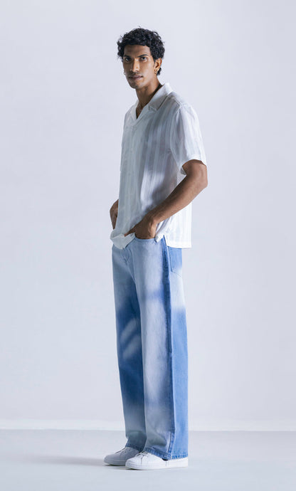 straight fit jeans ice fade