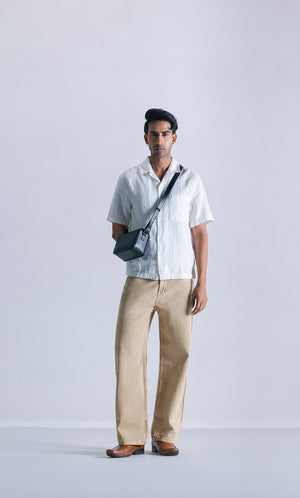 Straight fit Sandstone Beige Clout Jeans