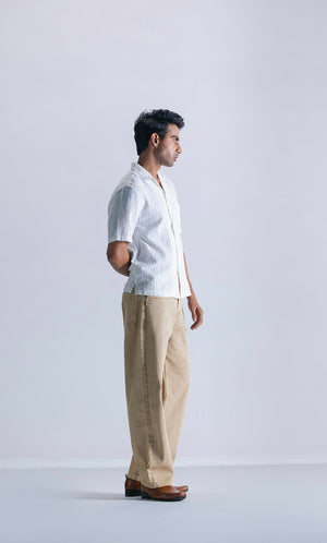 Straight fit Sandstone Beige Clout Jeans