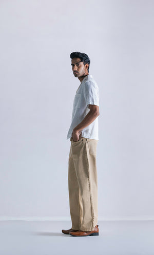 Straight fit Sandstone Beige Clout Jeans