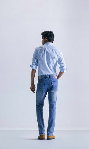 Relaxed slim fit jeans - light blue Clout Jeans