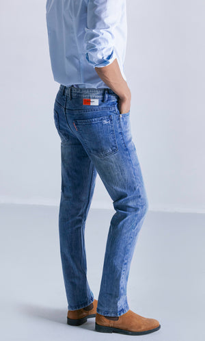 Relaxed slim fit jeans - light blue Clout Jeans