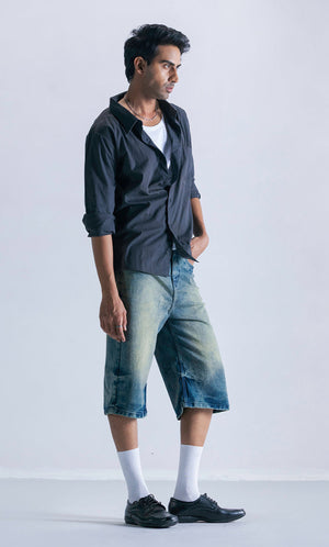 Relaxed Jorts Vintage faded Clout Jeans