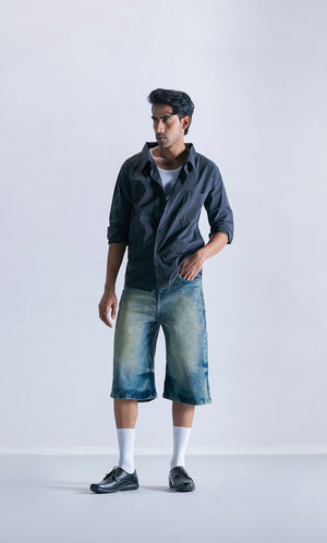 Relaxed Jorts Vintage faded Clout Jeans