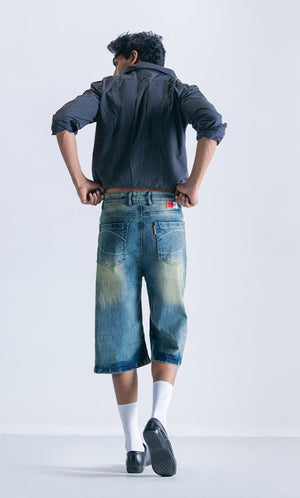 Relaxed Jorts Vintage faded Clout Jeans
