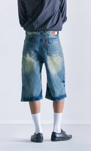 Relaxed Jorts Vintage faded Clout Jeans