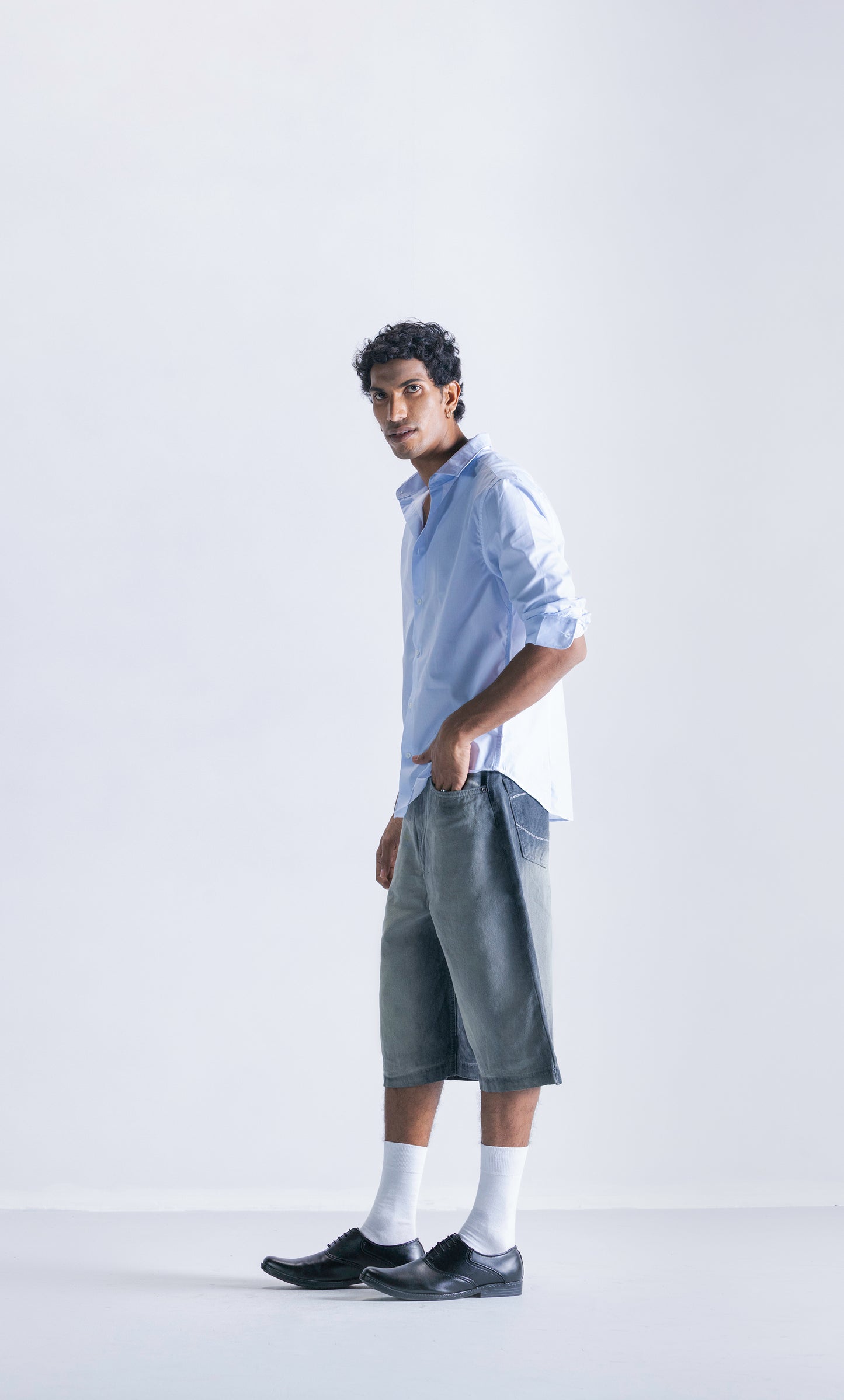 Relaxed Jorts - Black Foam