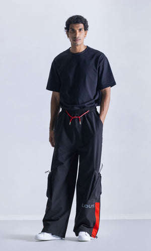 Relaxed Parachute Pants - Clout Speedline Clout Jeans