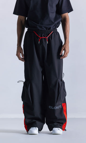 Relaxed Parachute Pants - Clout Speedline