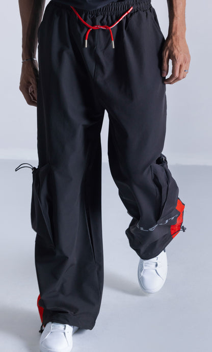 relaxed parachute pants - clout speedline