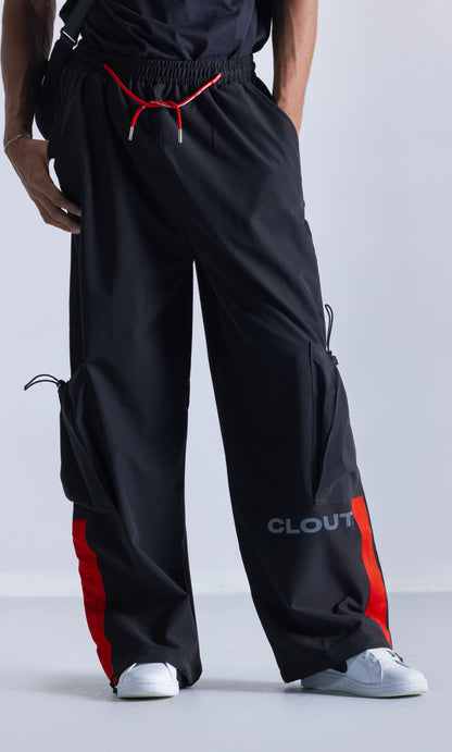 relaxed parachute pants - clout speedline