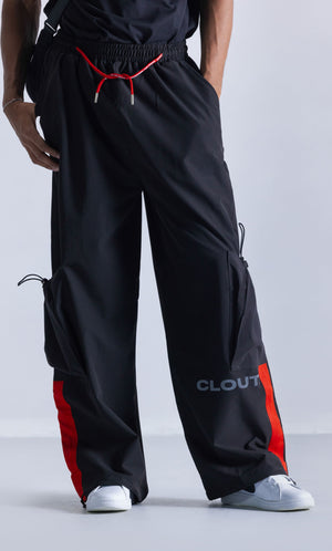Relaxed Parachute Pants - Clout Speedline Clout Jeans