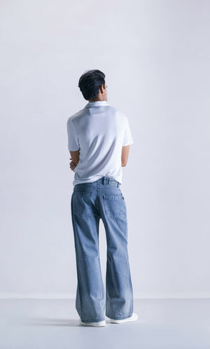 Tinted Slit Baggy Fit Jeans Clout Jeans
