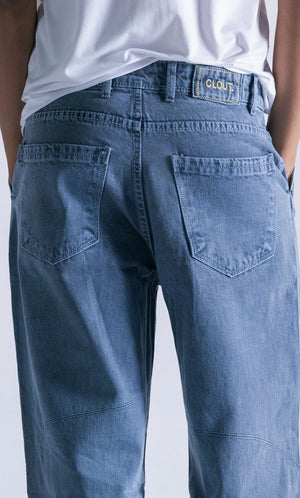 Tinted Slit Baggy Fit Jeans Clout Jeans