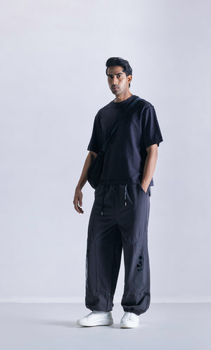 Relaxed Parachute Pants - Midnight Clout Clout Jeans