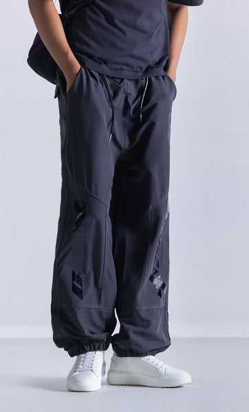 Relaxed Parachute Pants - Midnight Clout