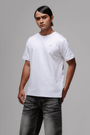 CLOUTBasics-Pure White Clout Jeans