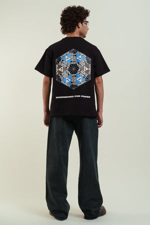 Cordinate Hexagon Tee Clout Jeans