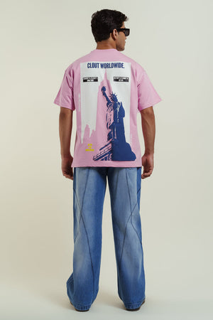 Clout worldwide tee Clout Jeans