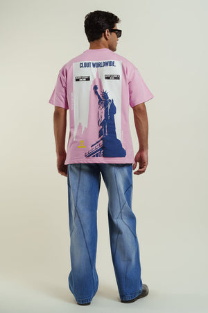Clout worldwide tee Clout Jeans