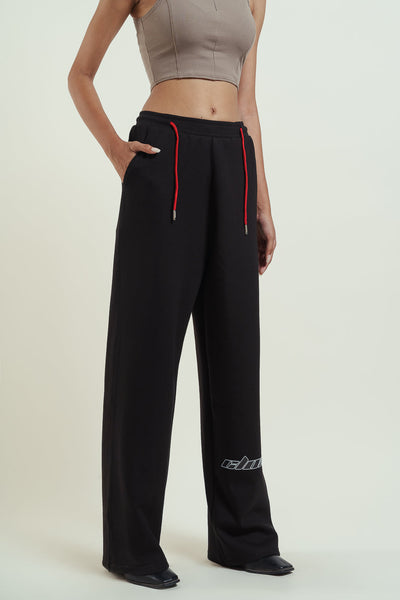 Basic black joggers: